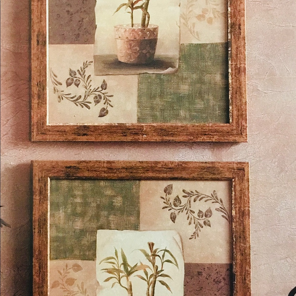 Home interiors & gifts. Bamboo Serenity Prints.
